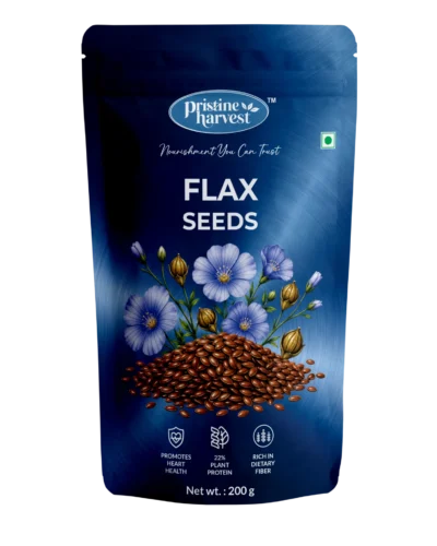 flax seeds front